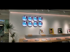 Δείκτης κυκλικής LED εσωτερικής χρήσης διαμέτρου 512 mm P2 για μονομερή ή διπλή όψη