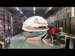 κυκλική σφαιρική οθόνη οθόνης LED