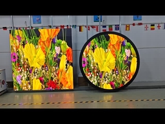 Εξωτερική στρογγυλή οθόνη διαφάνειας LED